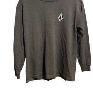 Volcom iconic stone grey long sleeve tee